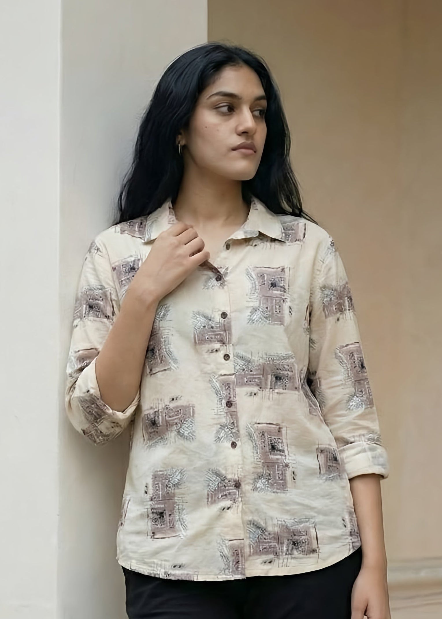 Ivory Sketch Shirt